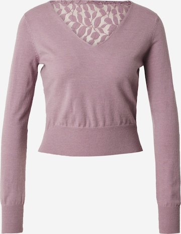 ABOUT YOU Sweater 'Lara' in Purple: front