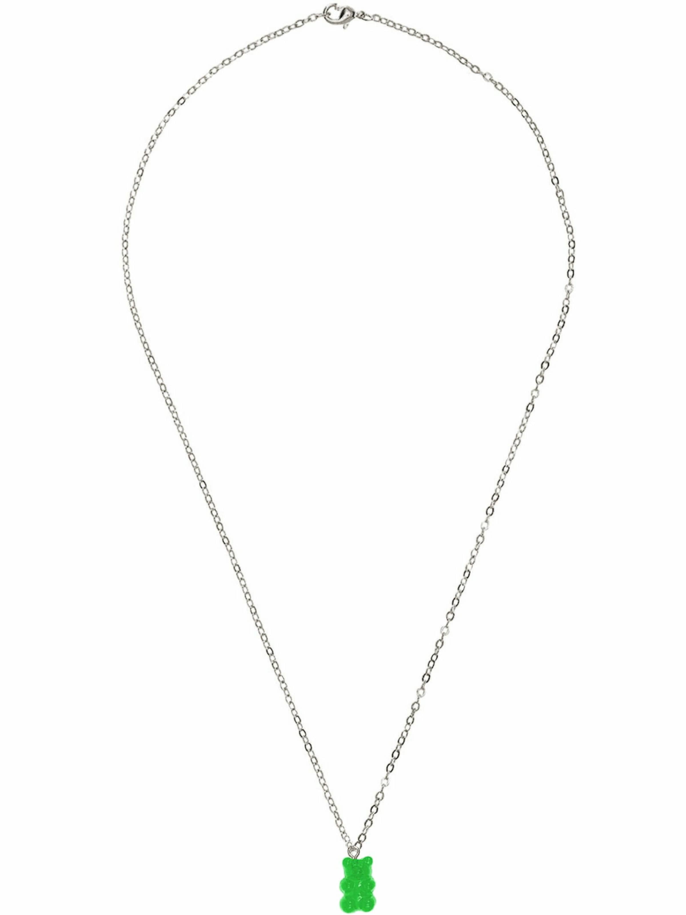 Gemshine Necklace in Silver: front