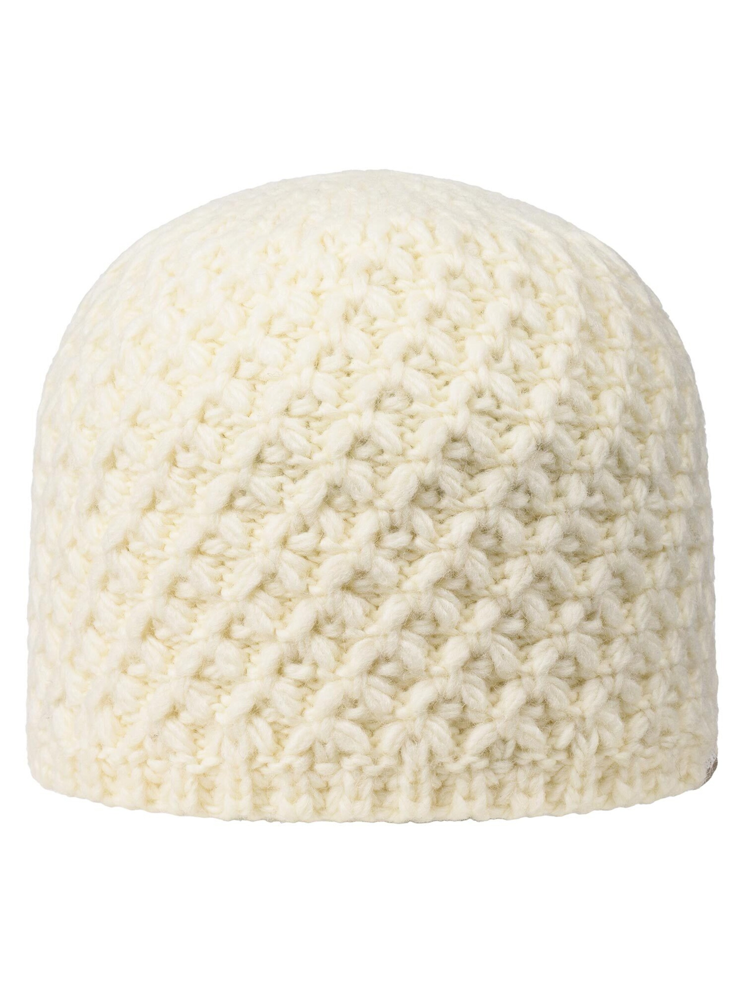 GIESSWEIN Mütze 'Auereck' in Weiß: Vorderseite