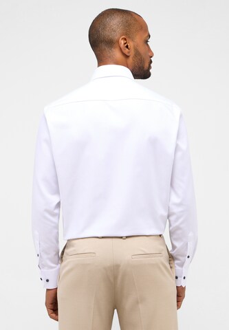 ETERNA Comfort fit Button Up Shirt in White