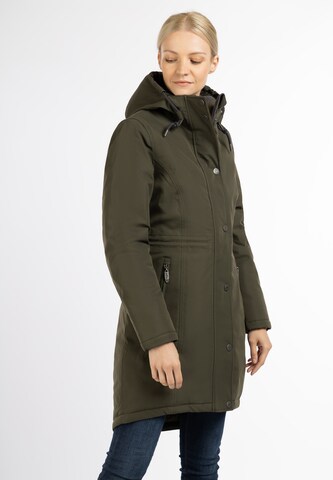usha BLUE LABEL Winter parka 'Fenia' in Green: front