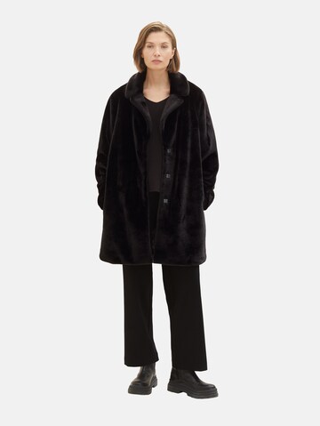 TOM TAILOR Mantel in Schwarz