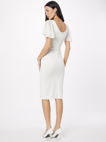 WAL G. Sukienka koktajlowa 'LEMBERA' w kolorze biały