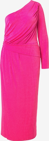 Ulla Popken Abendkleid in Pink: Vorderseite