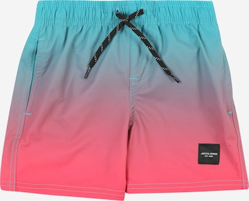 Jack & Jones Junior Badeshorts 'JPSTMAUI' in Blau: Vorderseite