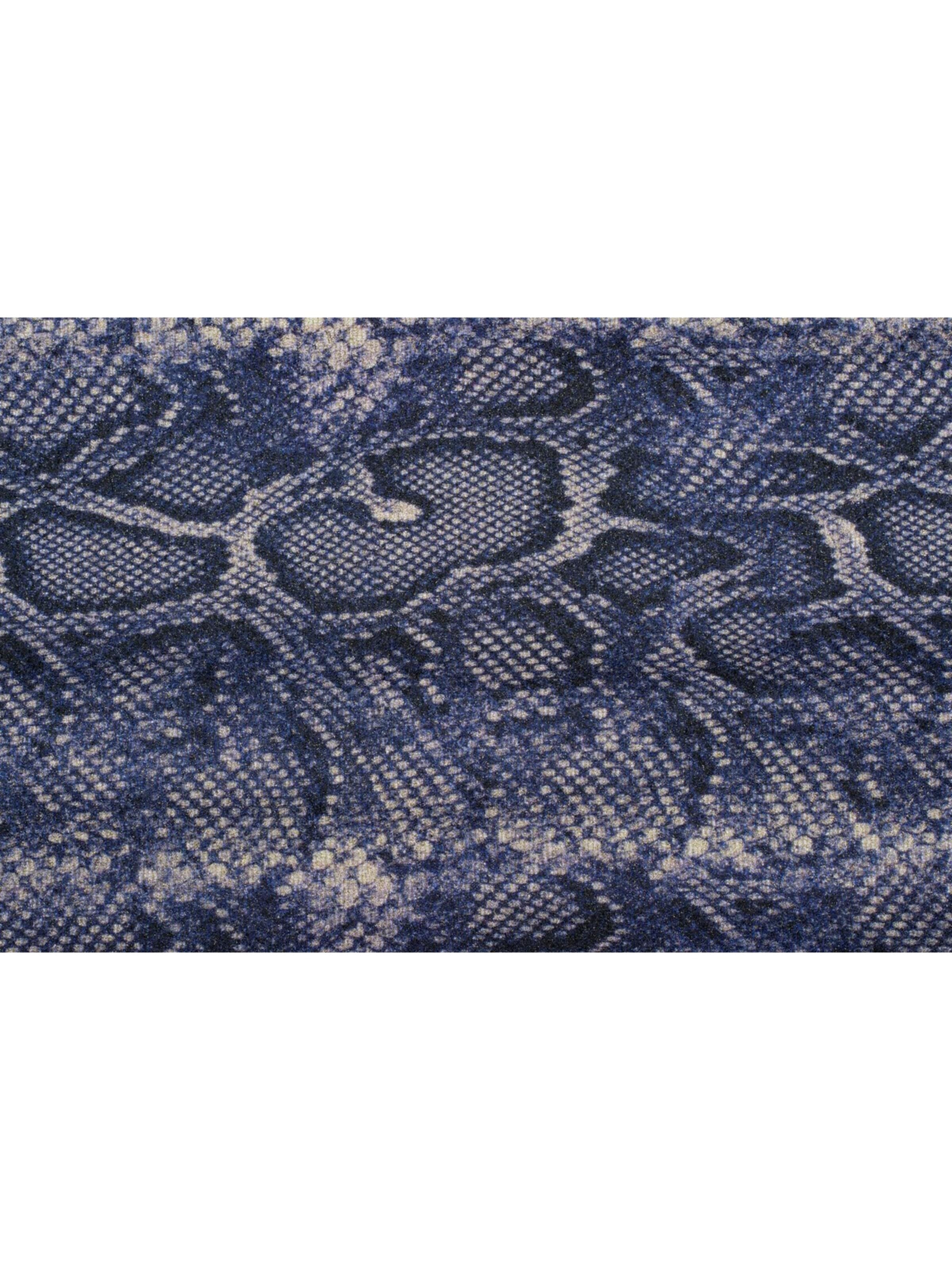 styleBREAKER Schlauchschal 'Loop Schal Glitzer Schlangen Muster'‌ in Blau