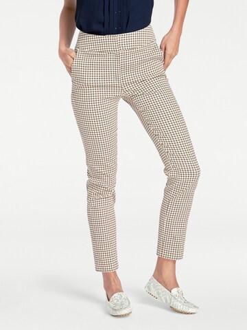 Slimfit Pantaloni de la heine pe bej: față
