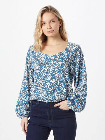 TOM TAILOR DENIM Blouse in Blauw: voorkant