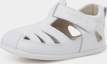 Pisamonas - Zapatos primeros pasos en blanco: frente