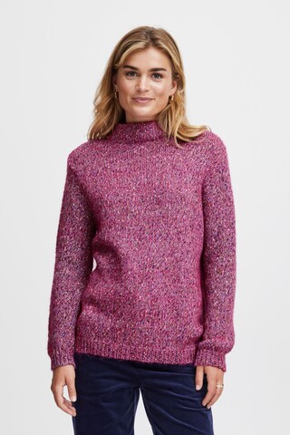 Fransa Sweater 'Potta' in Pink: front