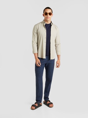 Calvin Klein Slim fit Button Up Shirt in Grey
