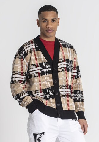 Gianni Kavanagh Strickjacke in Braun: Vorderseite