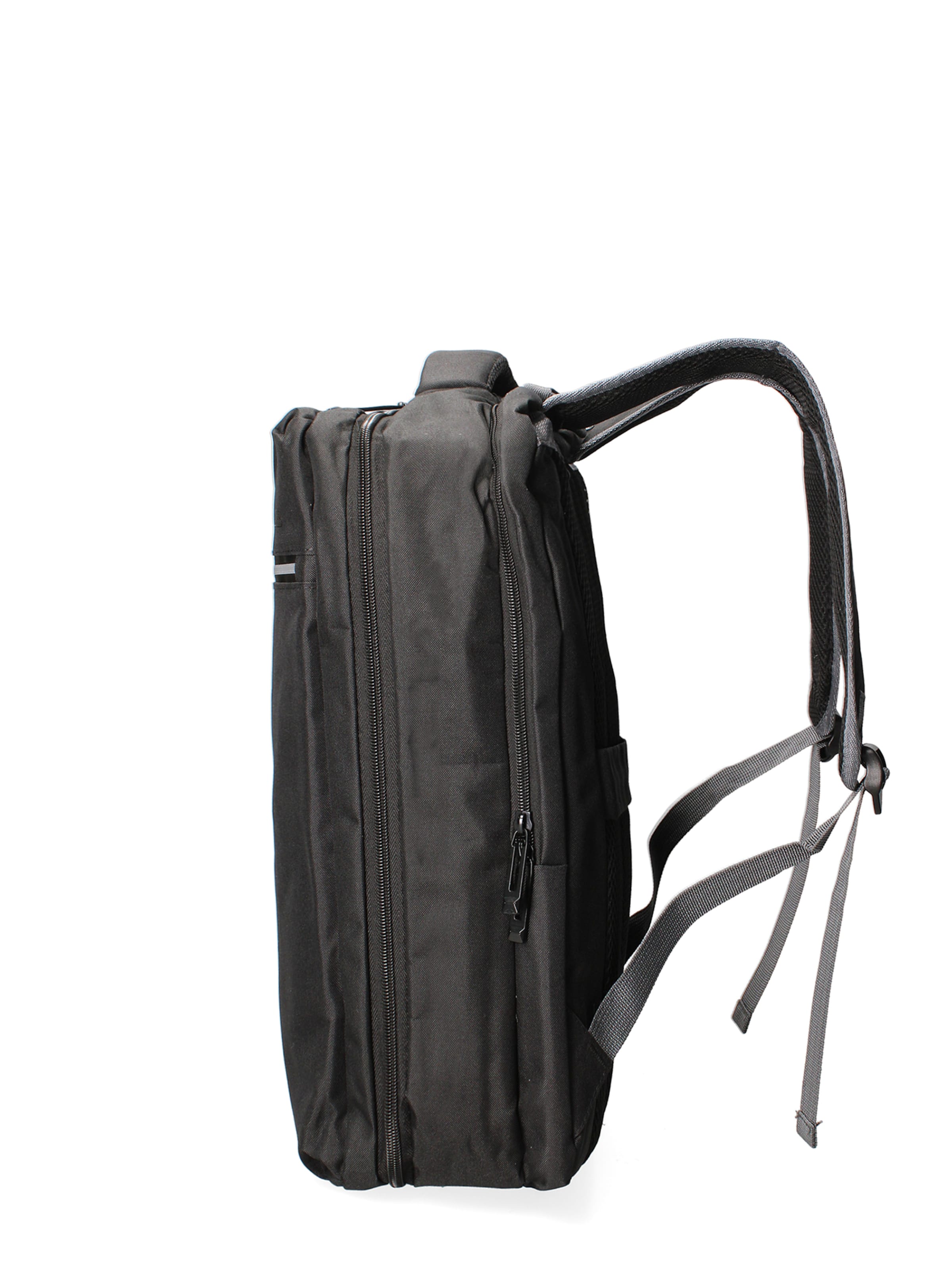 Zaino 'Zaino Unisex Nylon 100% con Zip e Tasche Multifunzionali - B Cavalli' di B. Cavalli in nero