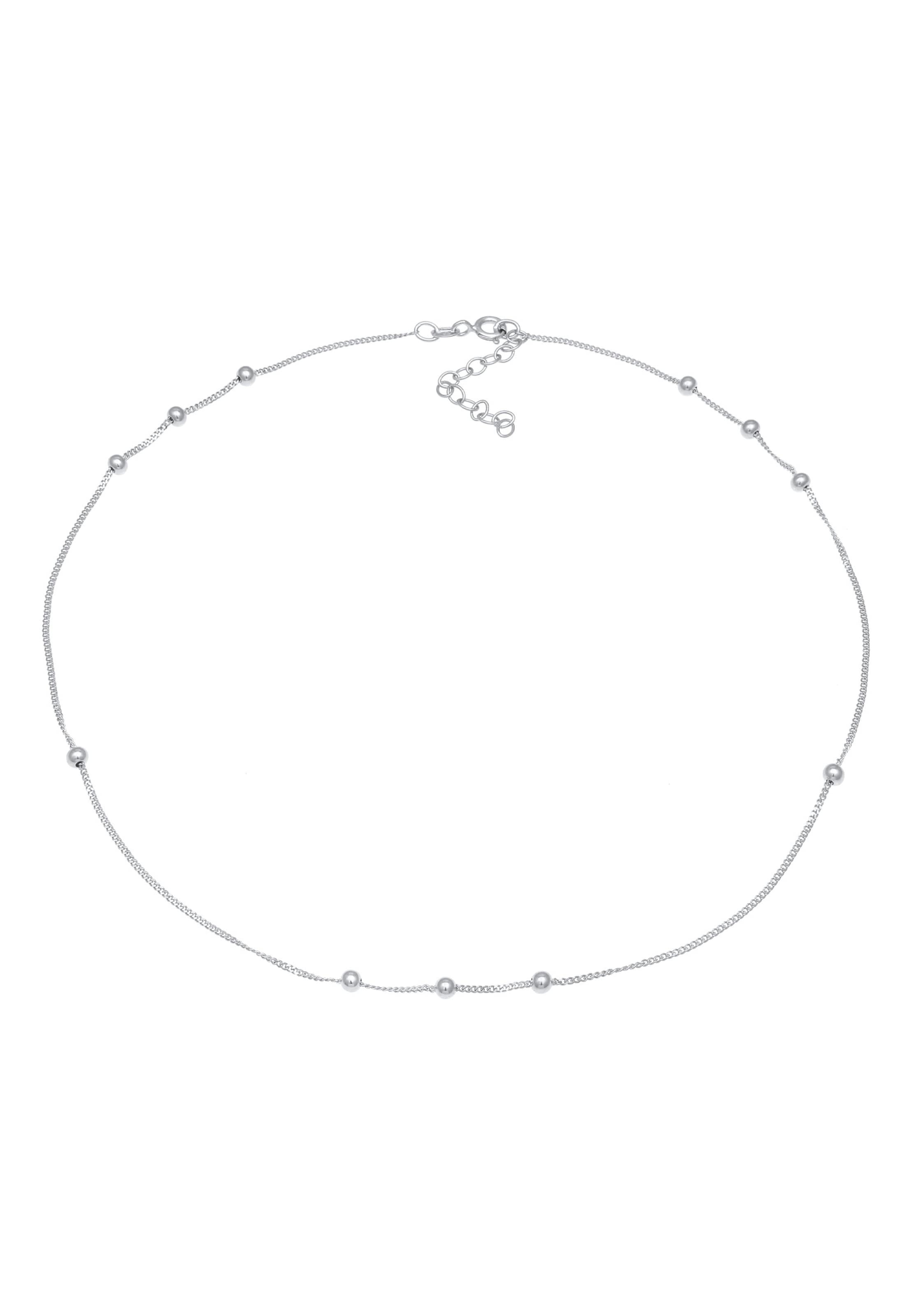 ELLI Ketting 'Kugel' in Zilver