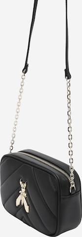 PATRIZIA PEPE - Bolso de hombro en negro: frente