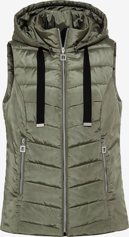 Gilet di heine in verde: frontale