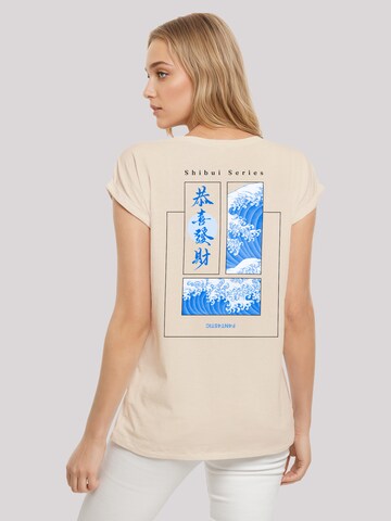 T-shirt 'Shibui Series Japan Streetstyle' F4NT4STIC en beige