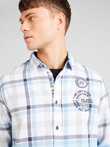 CAMP DAVID Regular fit Button Up Shirt in Blue