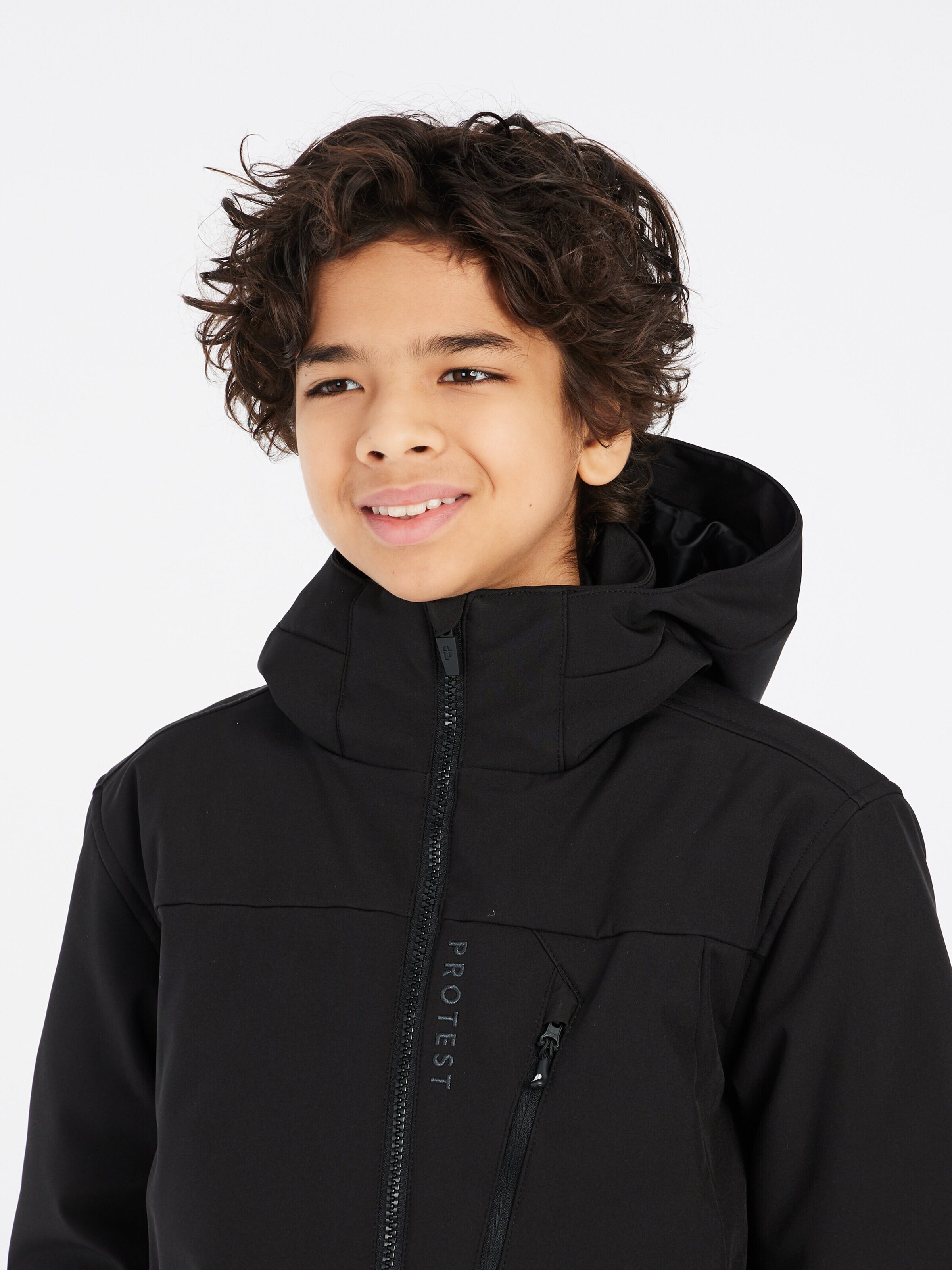 PROTEST Athletic Jacket 'PRTLEO JR' in Black
