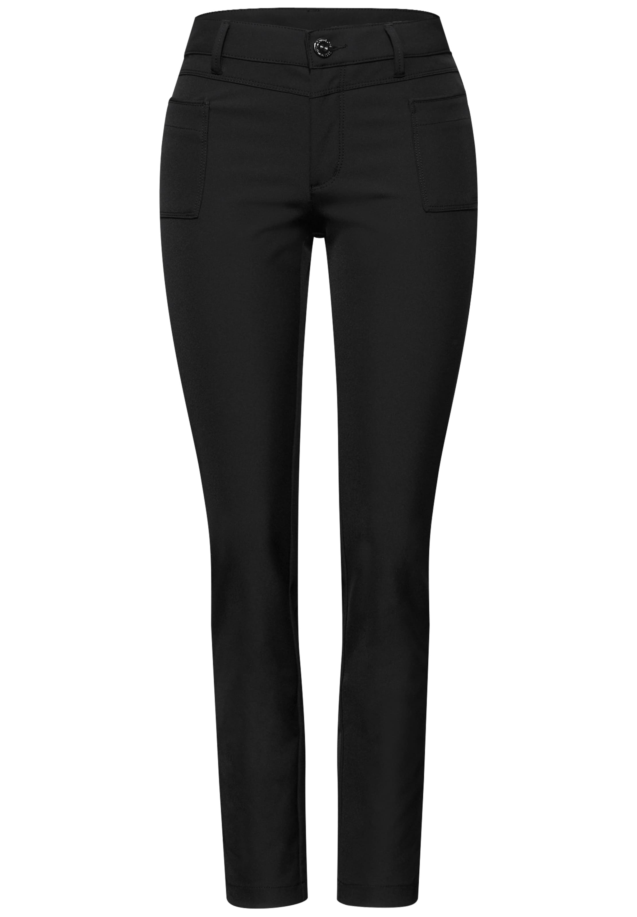 STREET ONE Pants 'Yulius' in Black: front