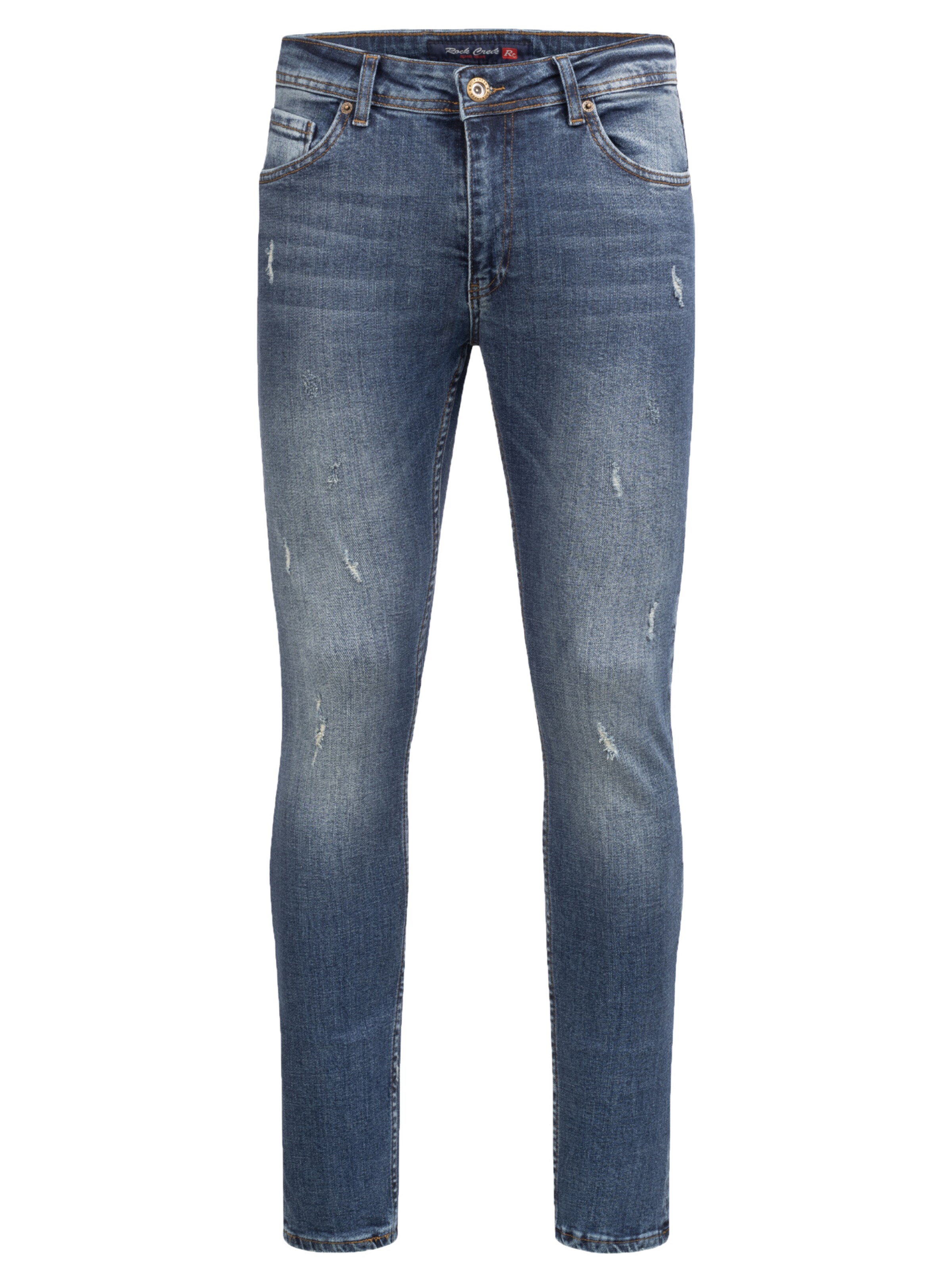 Rock Creek Slimfit Jeans in Blau: Vorderseite