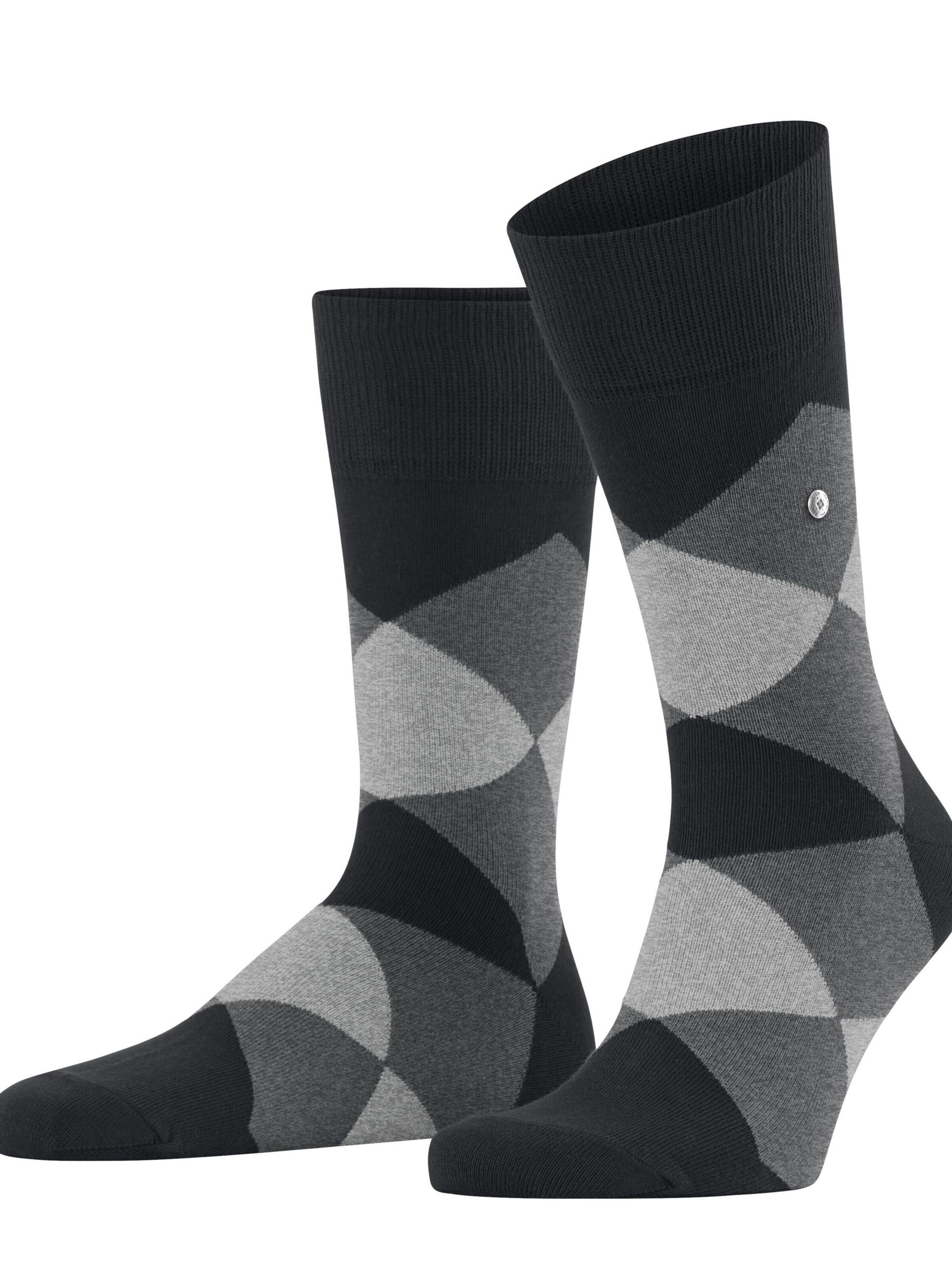 BURLINGTON Socken 'Clyde'‌‌ in Schwarz: Vorderseite