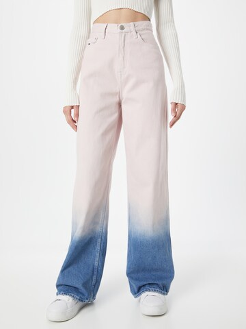 Tommy Jeans Wide Leg Jeans 'CLAIRE' i hvid: forside