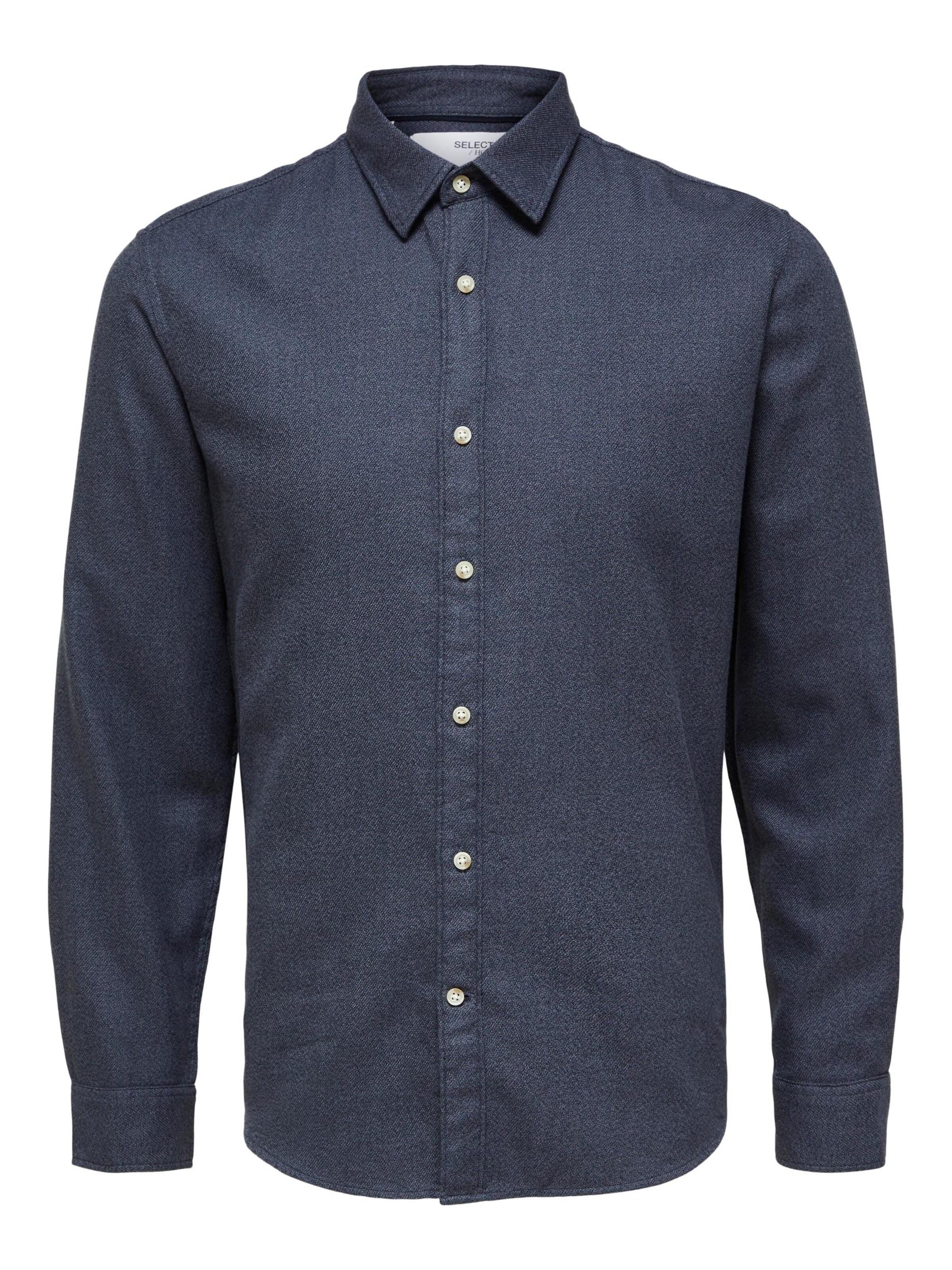 Selected Hemd Blau/Weiß L Rabatt 64 % HERREN Hemden & T-Shirts Elegant 