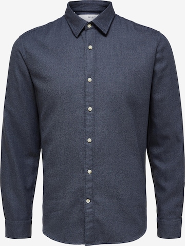 SELECTED HOMME Overhemd 'Robin' in Blauw: voorkant