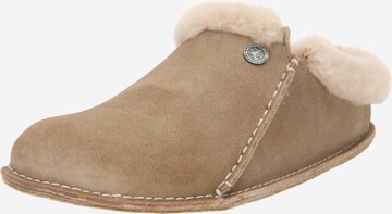 Pantoufle 'Zermatt' BIRKENSTOCK en beige : devant