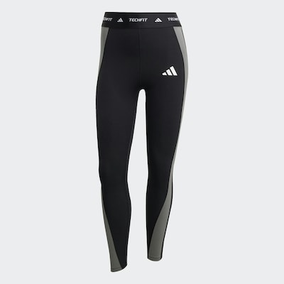 ADIDAS PERFORMANCE Pantalon de sport en gris / noir / blanc, Vue avec produit