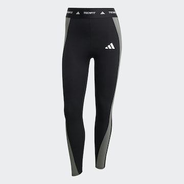 ADIDAS PERFORMANCE Skinny Športne hlače | črna barva: sprednja stran