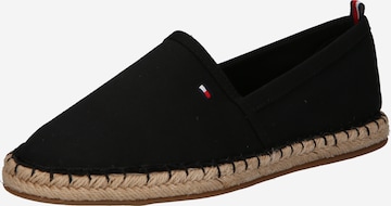 TOMMY HILFIGER Espadrilles in Black: front