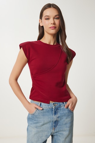 Happiness İstanbul Tričko - Červená: predná strana