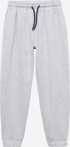 MANGO KIDS Tapered Housut 'NERVE' värissä harmaa: etupuoli