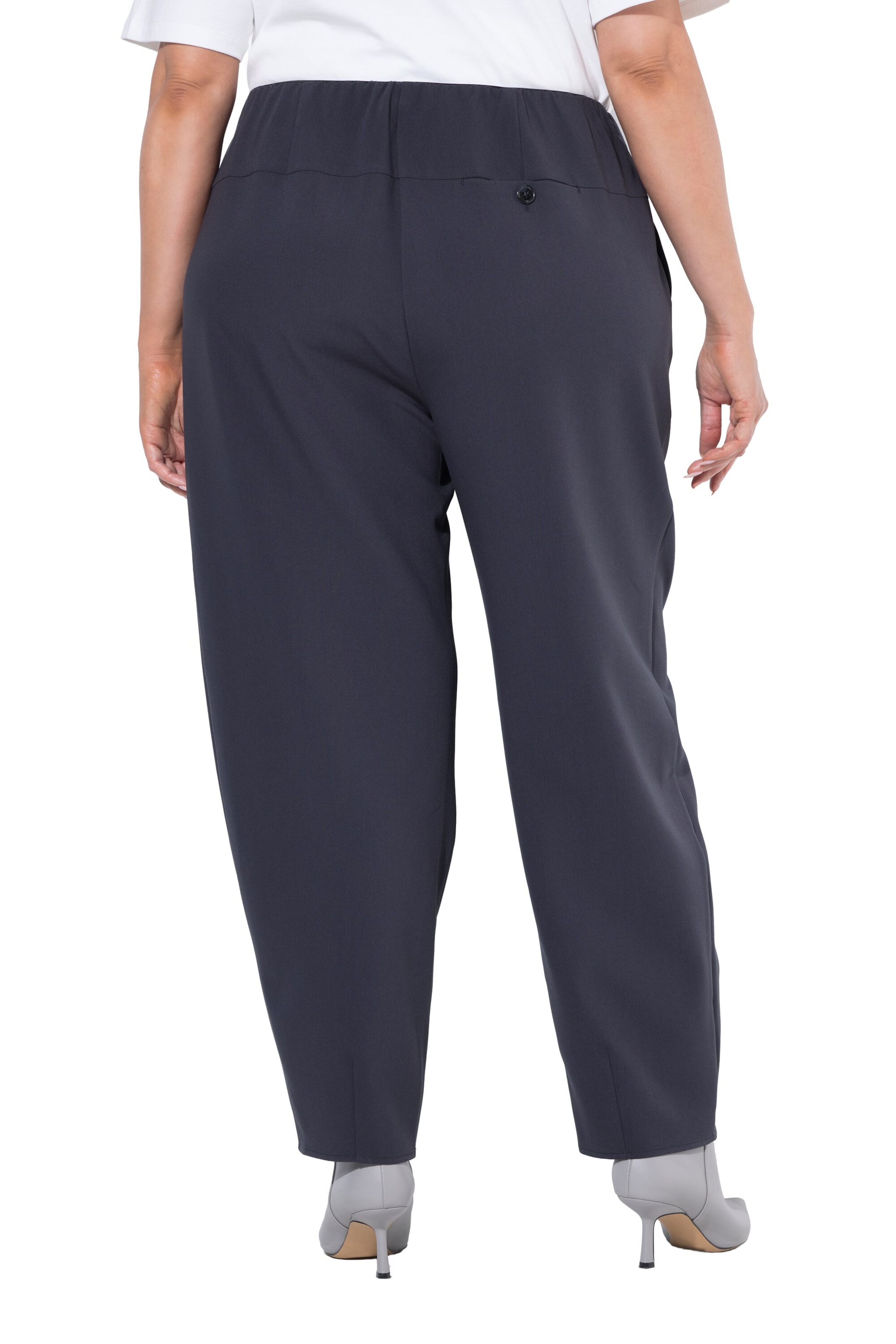 Ulla Popken Baggy Broek in Grijs