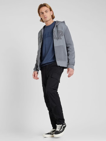 GAP Sweatjacke 'HERITAGE' in Grau