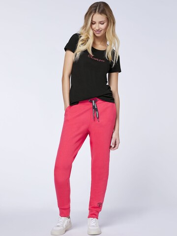 CHIEMSEE Tapered Pants in Pink