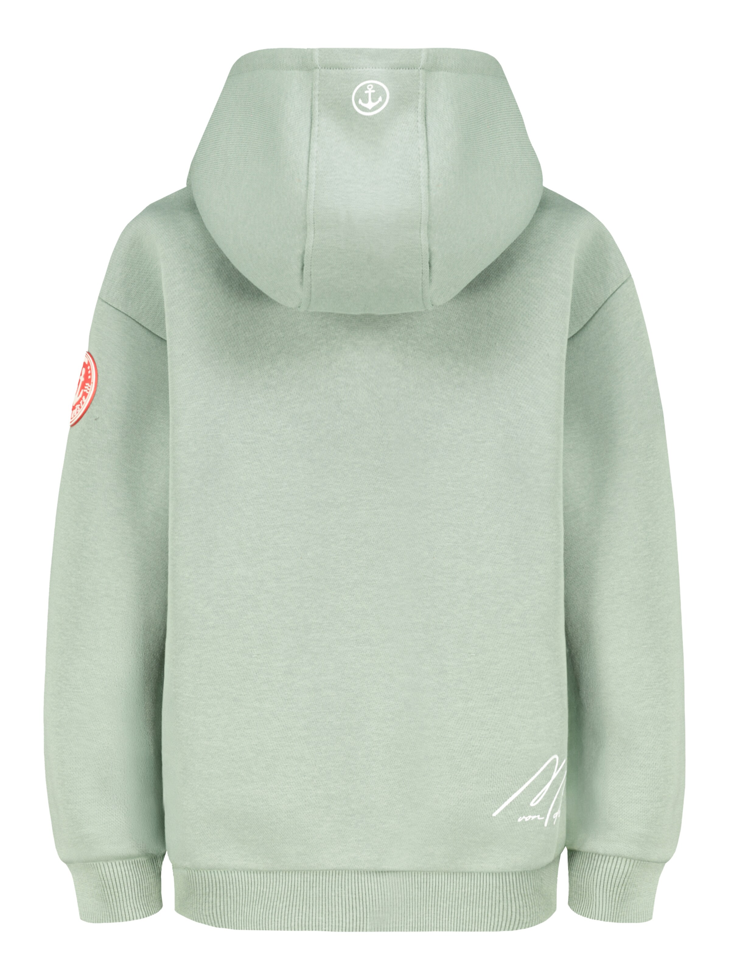 Sublevel Sweatshirt 'Moin' in Grün