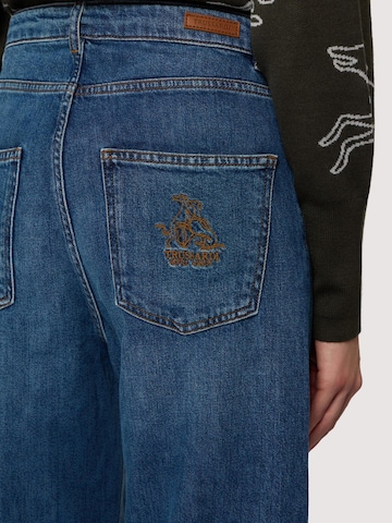 Wide leg Jeans di Trussardi in blu