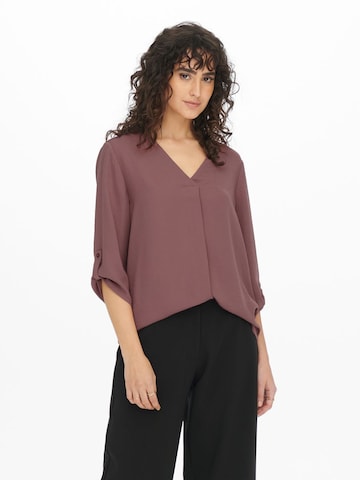 JDY Blouse 'Divya' in Bruin: voorkant