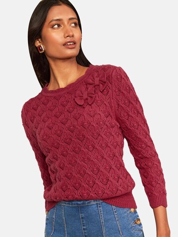 love & roses Pullover i rød: forside