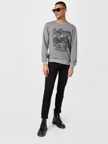 Hailys Men - Sweatshirt 'Max' em cinzento