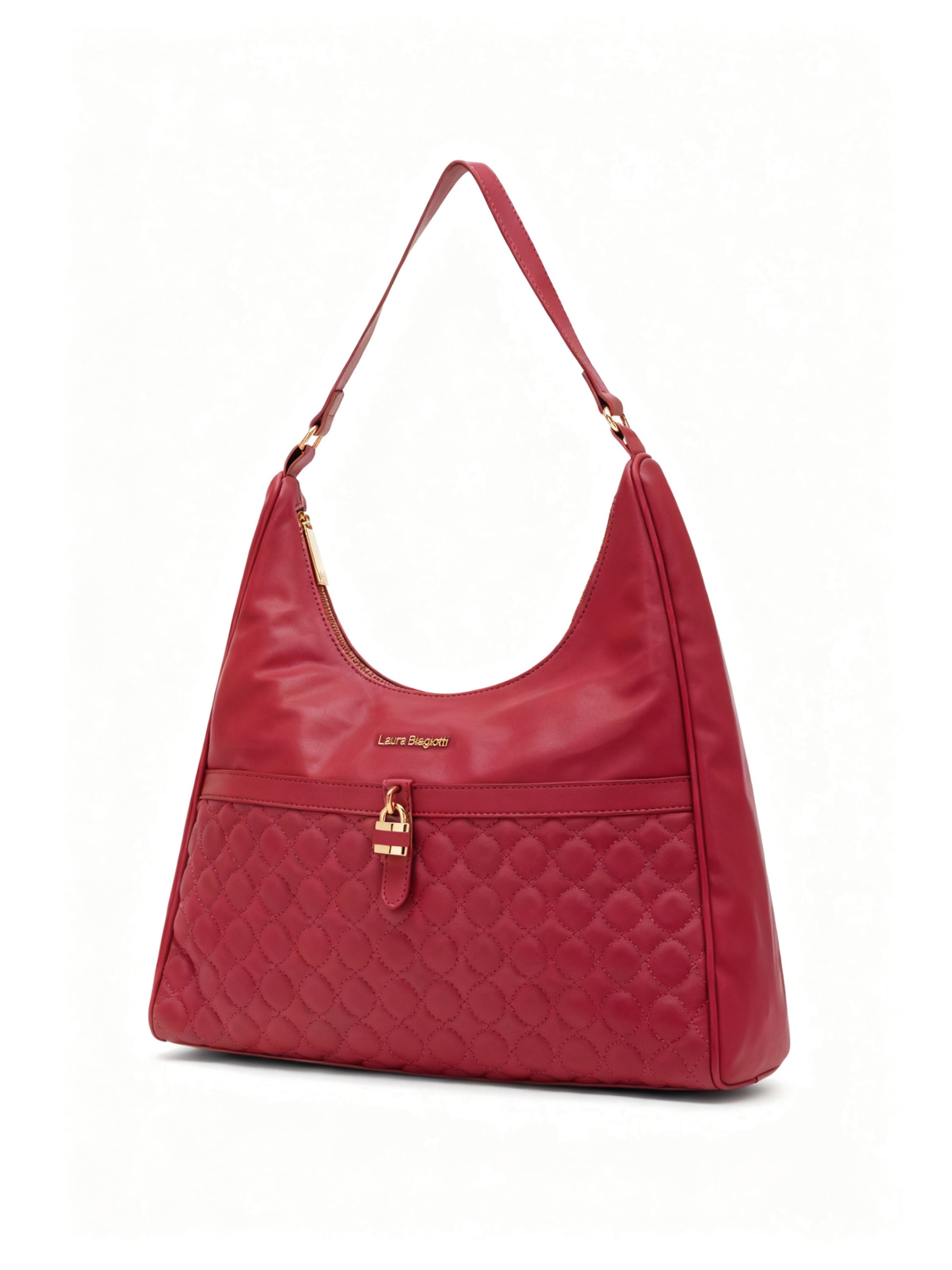 Borsa a mano 'Crafter 4' di Laura Biagiotti in rosso: frontale