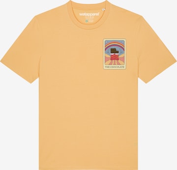 Watapparel Shirt 'Tarot The Chocolate' in Oranje: voorkant