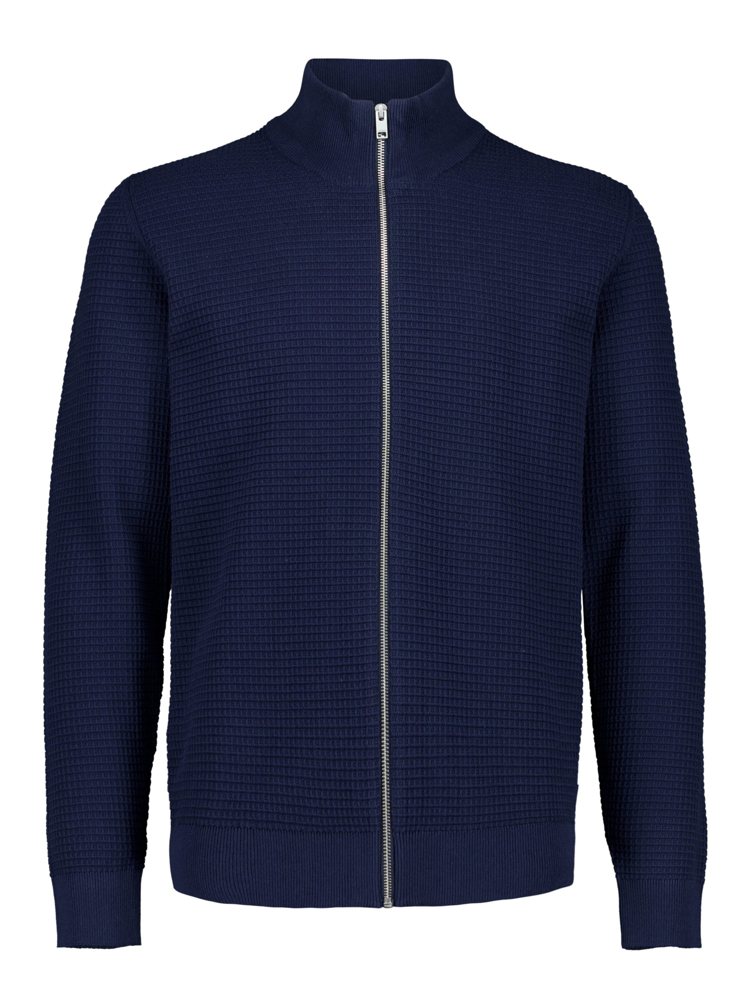 Lindbergh Knit Cardigan in XXXL in Navy, Item view