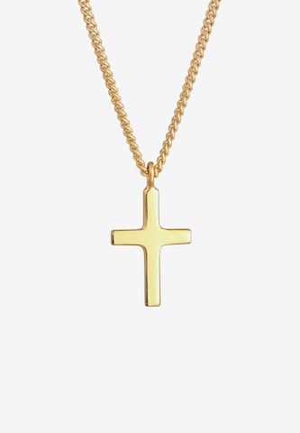 ELLI PREMIUM Kette 'Kreuz' in Gold