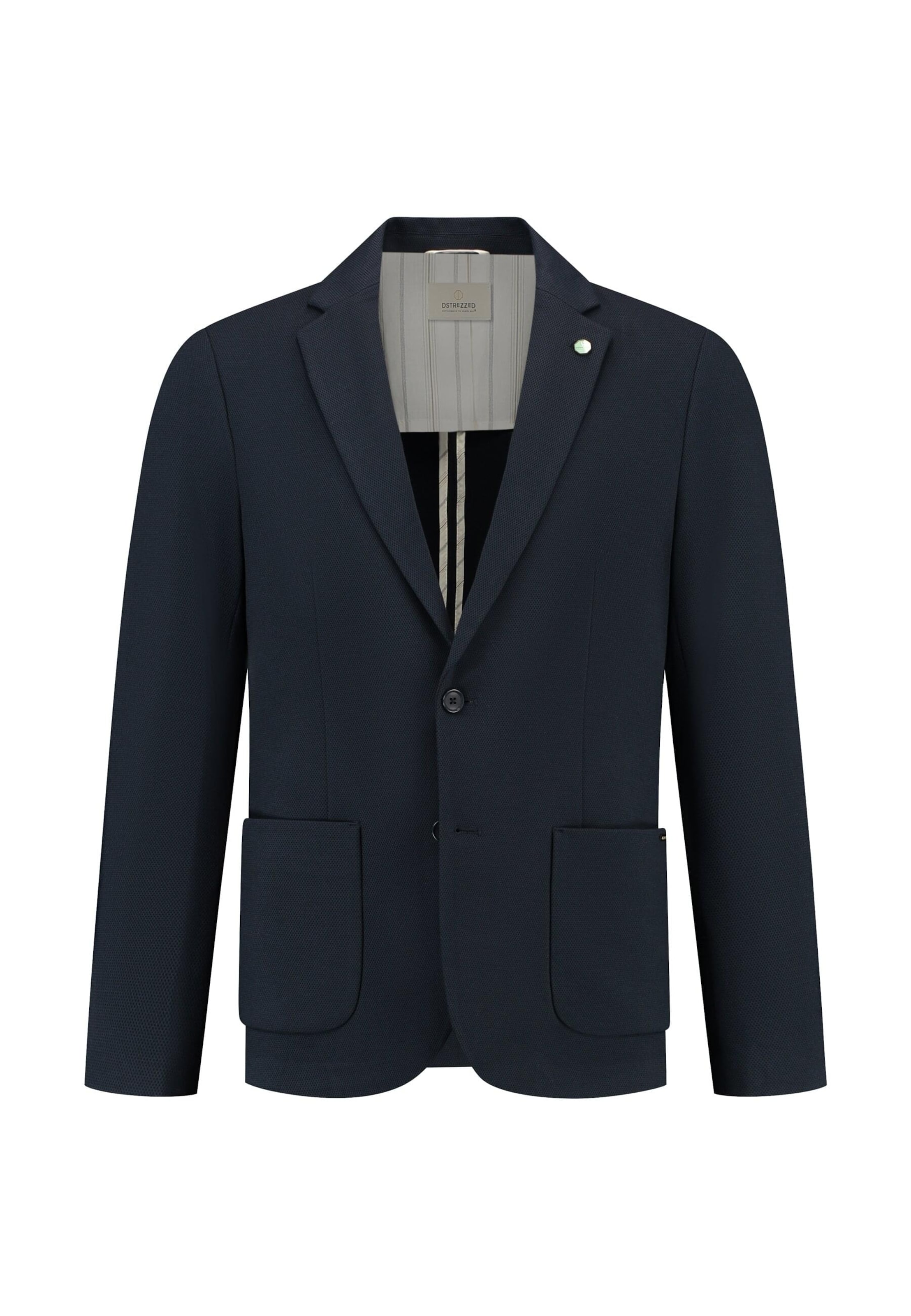 Slim fit Giacca da completo 'Pike' di Dstrezzed in blu: frontale