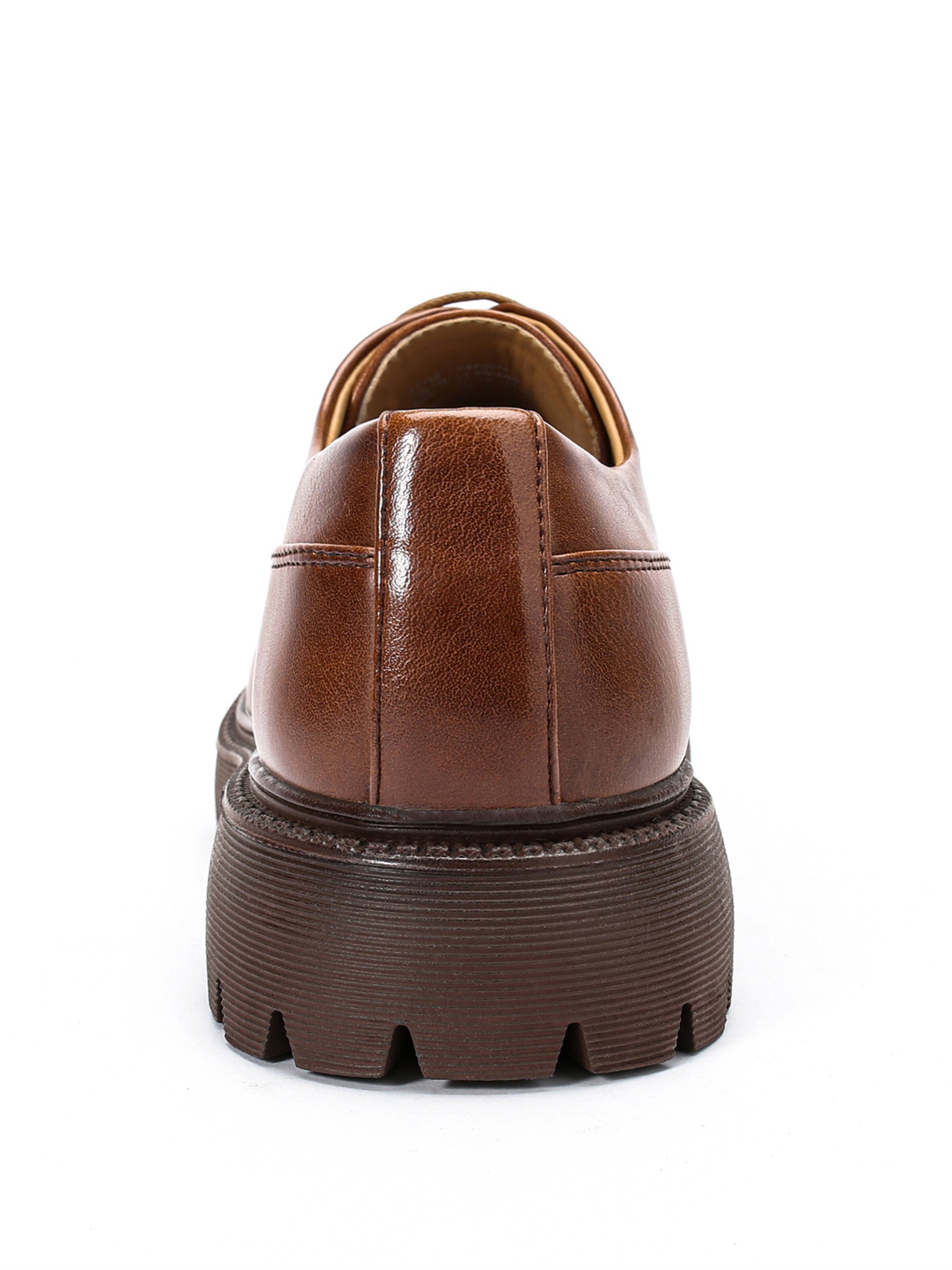 ALLTHEMEN Schnürschuh 'Schicht'‌‌‌‌‌‌‌‌‌‌ in Braun