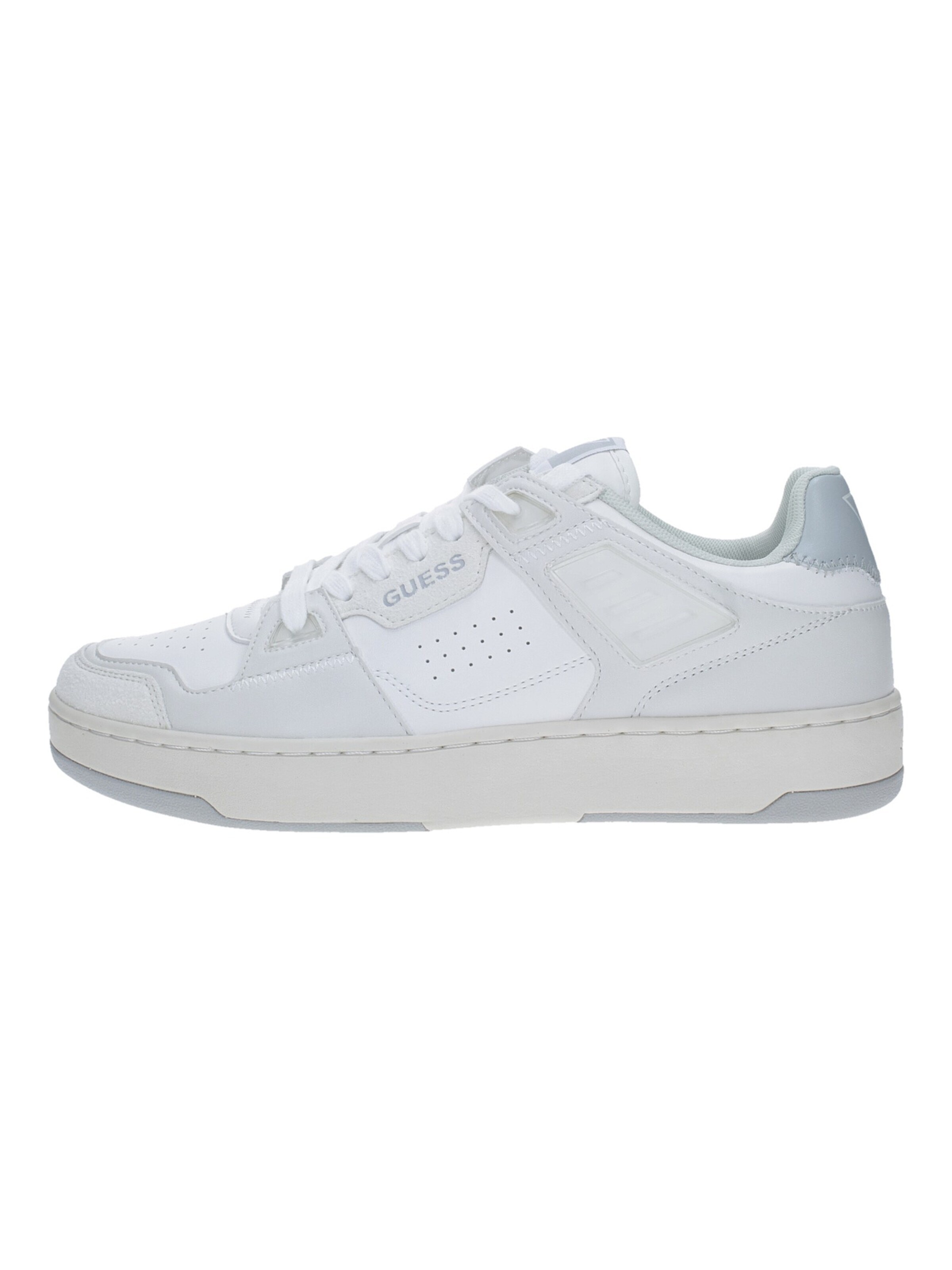 Sneaker bassa 'Vincent' di GUESS in bianco: frontale